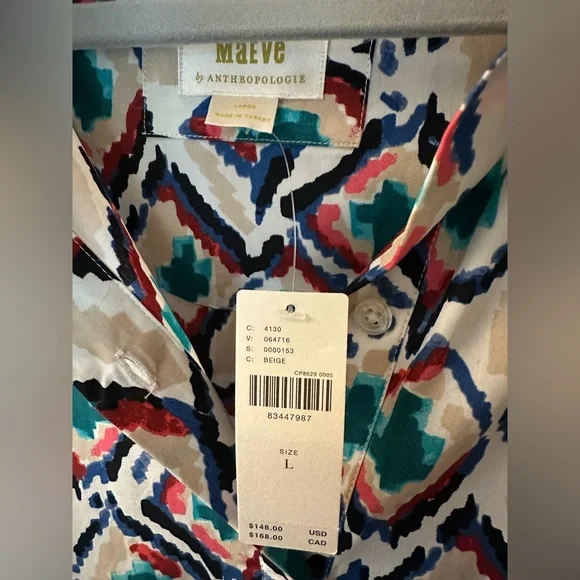 Anthropologie Maeve Bettina Tiered Dress - NWT - L - Picture 2 of 5